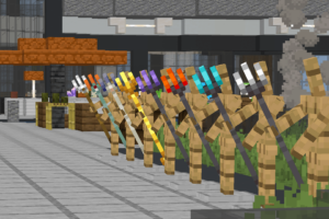 Мод Разрушительные Трезубцы для Minecraft PE: 8 уникальных видов с особыми способностями