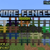 Мод Еще Больше Заборов для Minecraft PE: 42 Новых Способа Оживить Ваши Постройки!