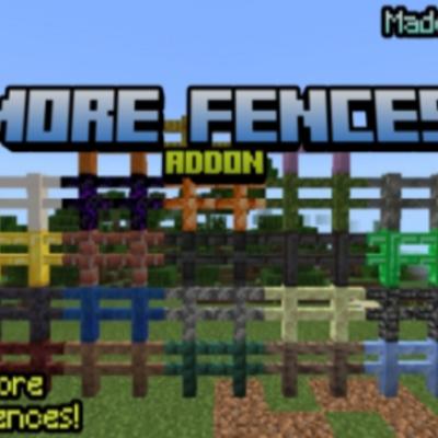 Мод Еще Больше Заборов для Minecraft PE: 42 Новых Способа Оживить Ваши Постройки!