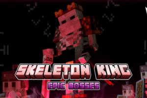 Мод Король Скелетов для Minecraft PE: Эпичный Босс, Стратегия Победы и Королевский Меч!