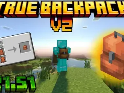 Мод Умный рюкзак с защитой вещей для Minecraft PE: 25+ современных рюкзаков с необычным дизайном