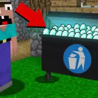 Текстуры Кнопка для удаления — Trash Button для Minecraft PE: Удаляй мусор из инвентаря в 1 клик!