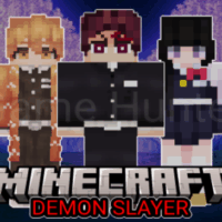 Мод Демон Слаер (Demon Slayer) для Minecraft PE 1.21: Мечи Стихий и Битвы с Демонами!