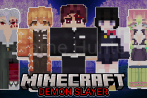 Мод Демон Слаер (Demon Slayer) для Minecraft PE 1.21: Мечи Стихий и Битвы с Демонами!