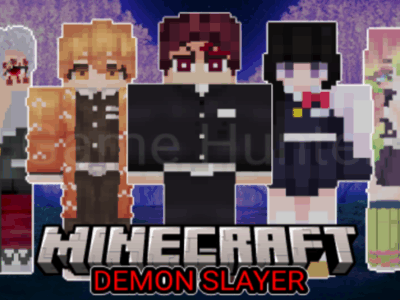 Мод Демон Слаер (Demon Slayer) для Minecraft PE 1.21: Мечи Стихий и Битвы с Демонами!