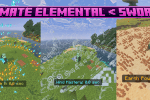Мод Мечи стихий (Ultimate Elemental Swords): 8 Легендарных Мечей Стихий для Minecraft 1.21 — Скачать Бесплатно!