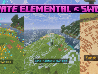 Мод Мечи стихий (Ultimate Elemental Swords): 8 Легендарных Мечей Стихий для Minecraft 1.21 — Скачать Бесплатно!