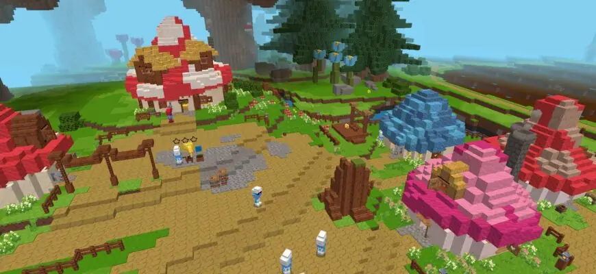 Мод на Смурфиков (Smurfs) для Minecraft PE 1.21: Оживите Мультфильм в Кубическом Мире!