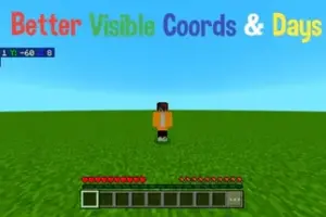 Текстуры «Улучшенные Видимые Координаты и Пакет День» для Minecraft PE 1.21: Как Не Заблудиться в Мире Майнкрафт