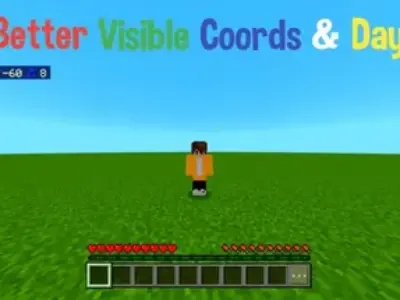 Текстуры «Улучшенные Видимые Координаты и Пакет День» для Minecraft PE 1.21: Как Не Заблудиться в Мире Майнкрафт