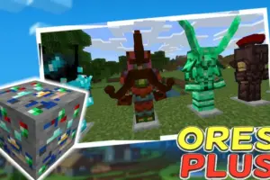 Мод на Архаичную броню и руду — Archaic Ores Plus для Minecraft PE: Новая Руда, Магическая Броня и Элементальные Силы!