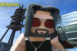 Мод Киберпанк (Cyberpunk) для Minecraft PE 1.21: Ваш Билет в Неоновое Будущее!