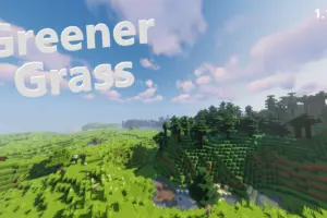 Мод на Зеленую Траву (Green Grass) для Minecraft PE 1.21: Яркие Биомы и Живая Природа!