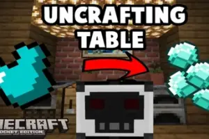 Мод Стол Разборки для Minecraft PE: Верните Ресурсы из Любого Предмета!