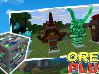 Мод на Архаичную броню и руду — Archaic Ores Plus для Minecraft PE: Новая Руда, Магическая Броня и Элементальные Силы!