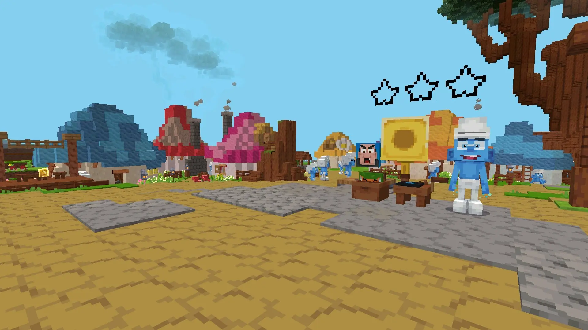 Мод на Смурфиков (Smurfs) для Minecraft PE 1.21: Оживите Мультфильм в Кубическом Мире!