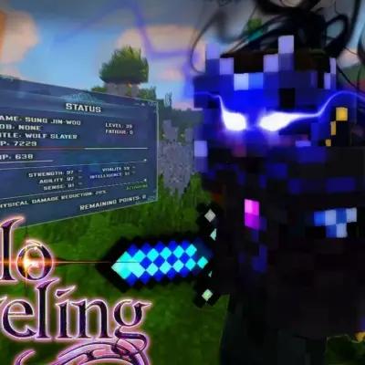 Текстуры на Аниме-интерфейс Solo Leveling для Minecraft PE