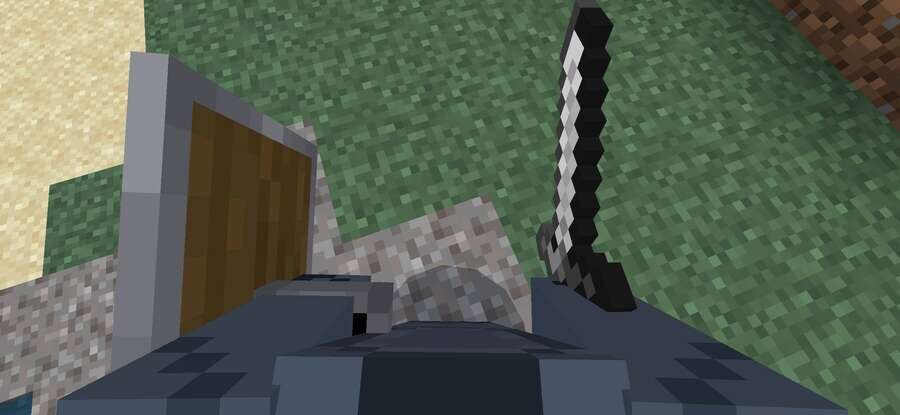 Мод на Ультрареалистичный вид от первого лица для Minecraft PE