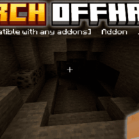Мод на Факел в левой руке для Minecraft PE