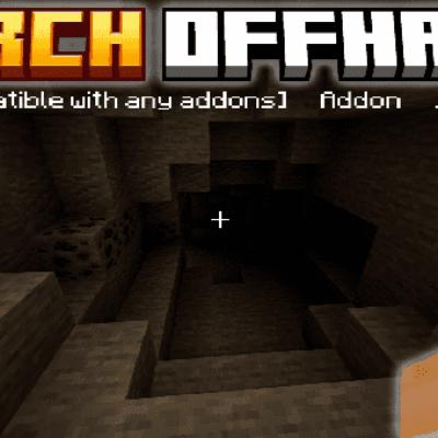 Мод на Факел в левой руке для Minecraft PE