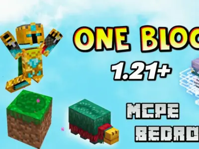 Карта Выживание на 1 блоке — One Block 1.21+ для Майнкрафт ПЕ