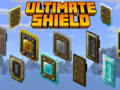 Мод «Абсолютные щиты» (Ultimate Shields) для Minecraft PE — защита на любой вкус и случай